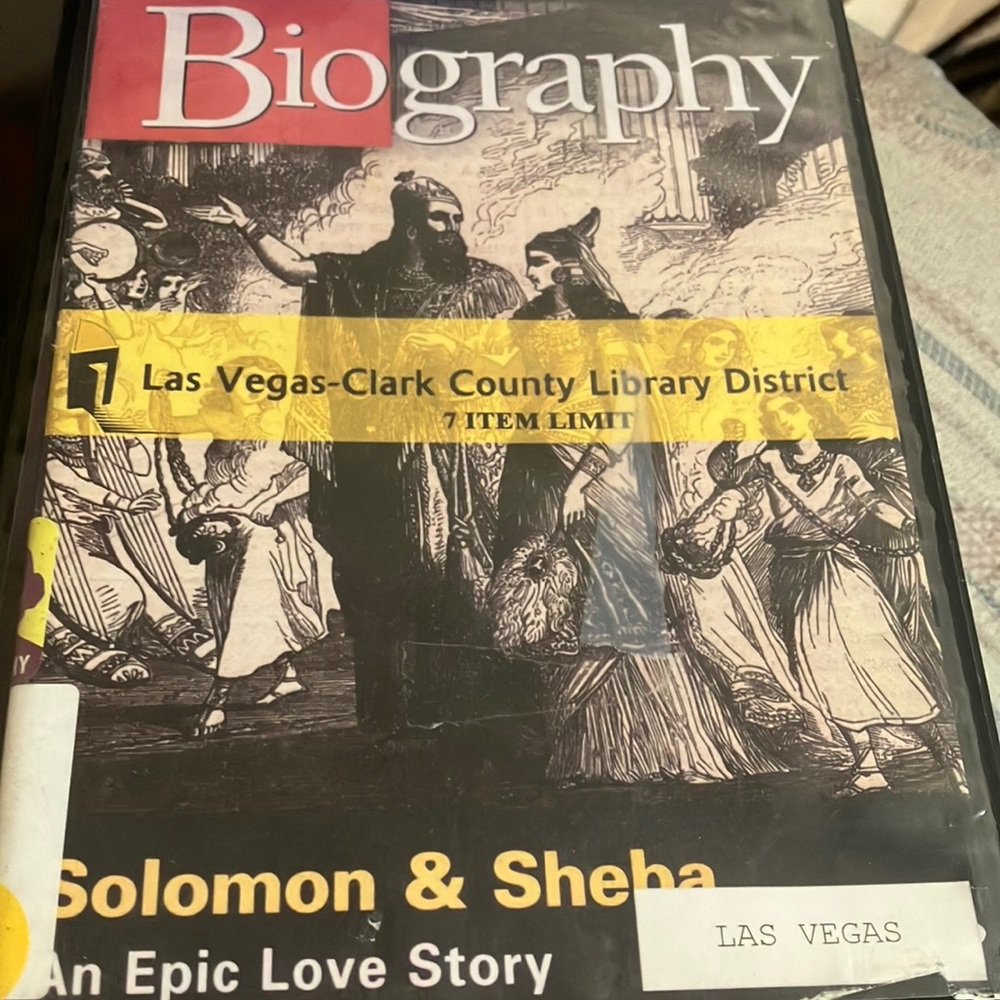 Biography: Solomon & Sheba DVD